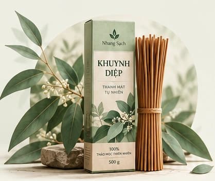 Phối cảnh minh họa Nhang khuynh diệp bạc hà
